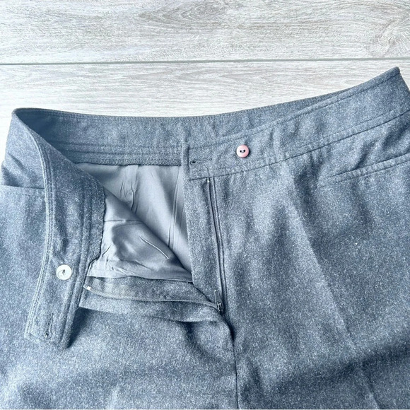 Vintage Bianca Nygard Grey Wool Blend High Waist Ankle Length Mom Pants - Picture 9 of 12